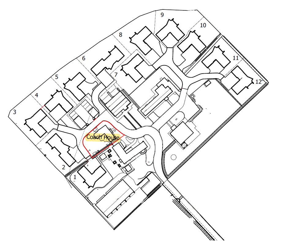 The Coach House Site Plan